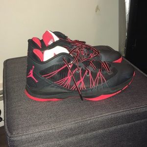Jordan Cp7 AE 10.5 , Black , Bright Crimson